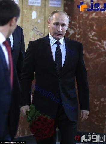 وقتی رئیس جمهور روسیه هم بغض می کند + عکس