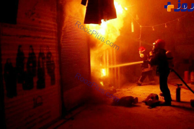 فوری/ آتش سوزی در داروخانه 29 فروردین تهران +عکس