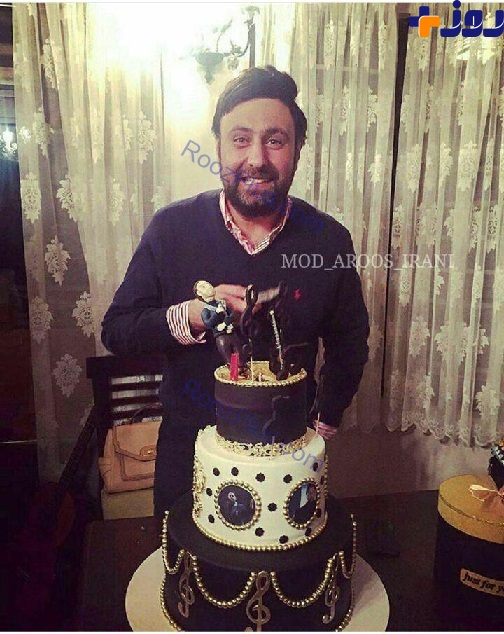 شب تولد خواننده مشهور ایرانی و کیک های عجیبش + عکس