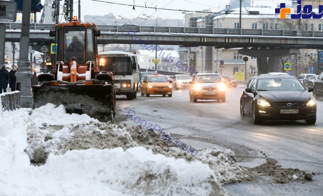 تصاویر/ برف و کولاک شدید در روسیه