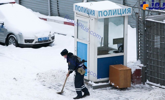 تصاویر/ برف و کولاک شدید در روسیه