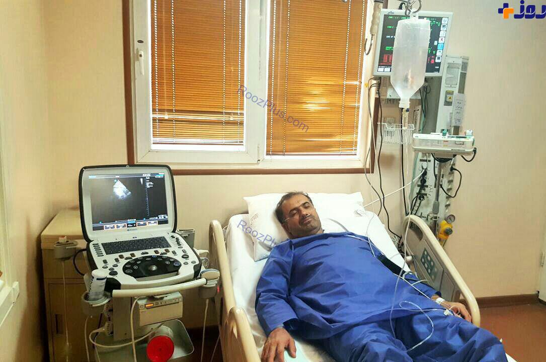 عکس /کاظم جلالی در بیمارستان