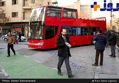 عکس/از اتوبوس های جدید دو طبقه تهران رونمایی شد