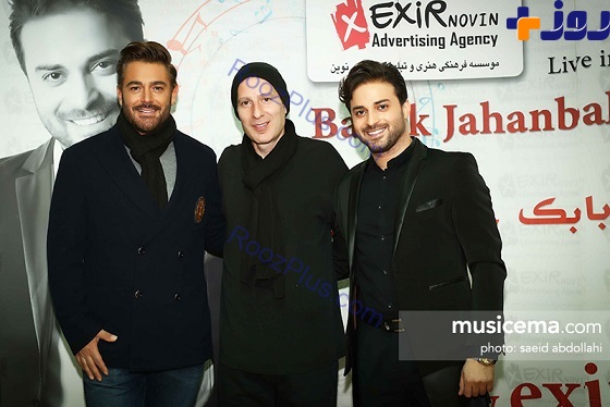 حضور محمدرضا گلزار در کنسرت خواننده مشهور +تصاویر