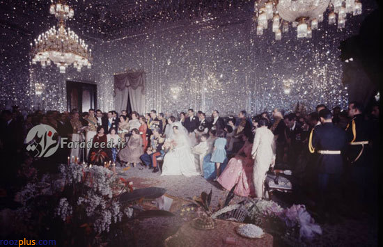 عکس هایی نایاب از جشن عروسی شاه و فرح