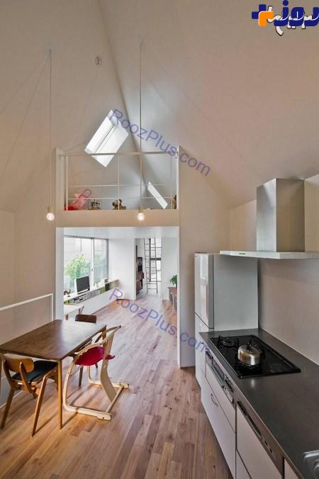 خانه عجیب مثلثی شکل که بسیار جادار است!+عکس