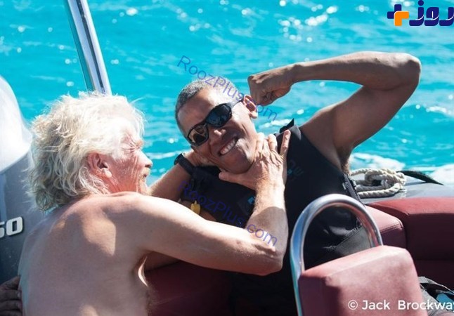 تفریحات جدید و جالب اوباما در کنار دوست میلیاردرش!+تصاویر