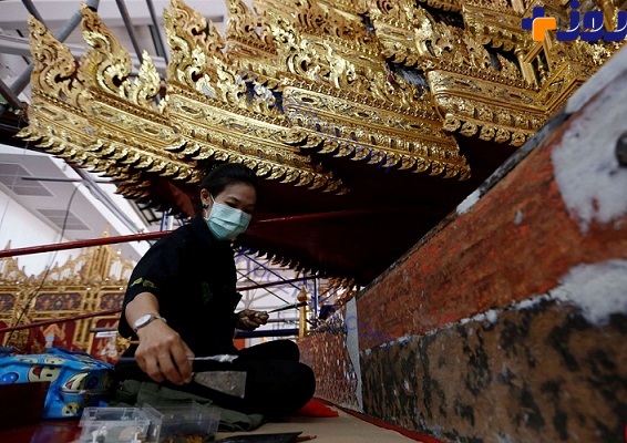 این ارابه پادشاه تایلند را تا بهشت همراهی میکند +تصاویر