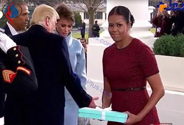 هدیه گیج کننده همسر ترامپ به میشل اوباما! +عکس