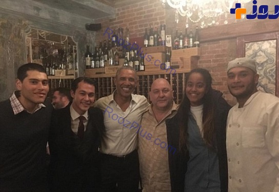 اوباما و دخترش مالیا در گشت‌وگذار +تصاویر