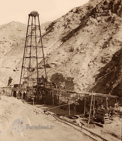 جزئیات اولین استخراج نفت در ایران + تصاویر