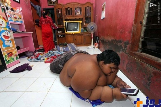 چاق‌ترین پسر دنیا + تصاویر