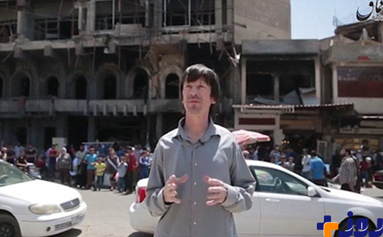 عکس: خبرنگار انگلیسی در اسارت داعش