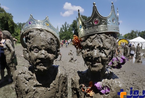 جشنواره شاه و ملکه گِلی در وست لند آمریکا+عکس