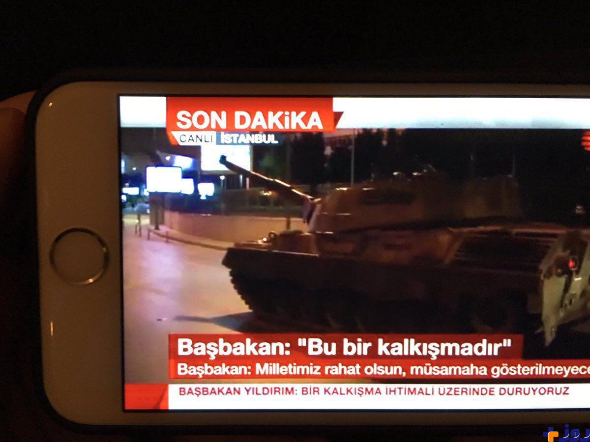 آخرین تصاویر از کودتای ارتش در ترکیه