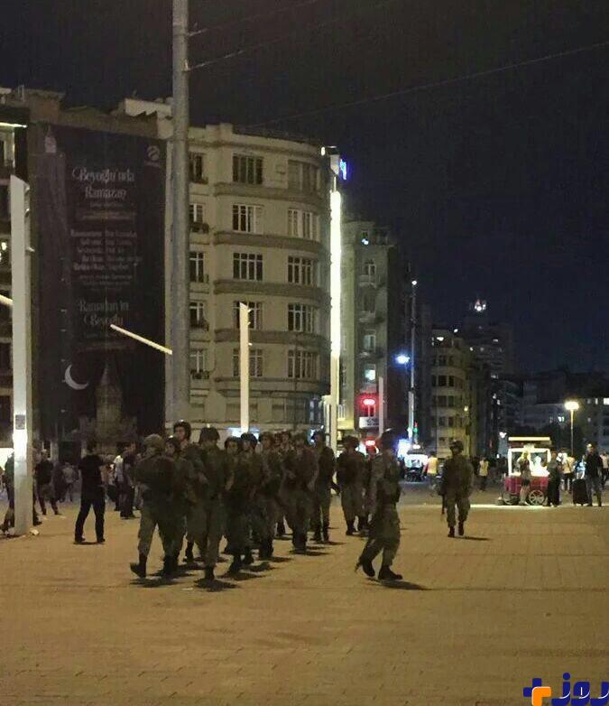 استقرار نیروی زمینی ارتش ترکیه در میدان تقسیم + عکس