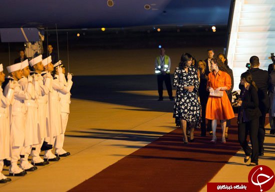 استقبال همسر پادشاه مراکش از میشل اوباما و دختران رئیس جمهور آمریکا /عکس