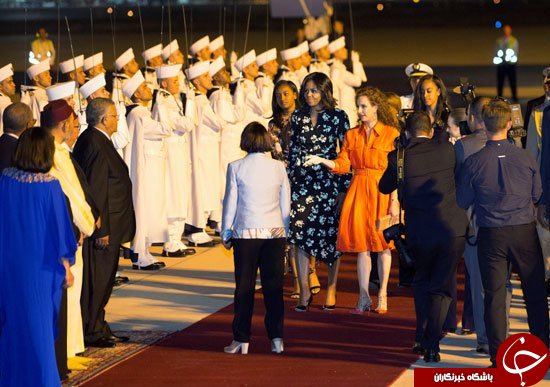 استقبال همسر پادشاه مراکش از میشل اوباما و دختران رئیس جمهور آمریکا /عکس
