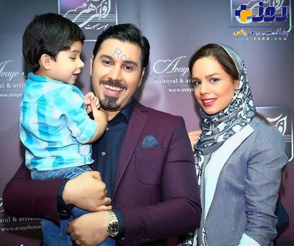 احسان خواجه امیری در کنار همسرش + عکس