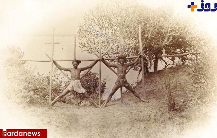شیوه اعدام وحشتناک راهزنان برمه‌ای در سال ۱۸۸۰ + عکس