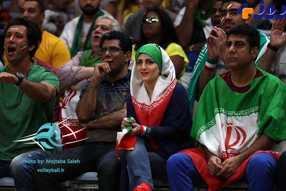 پوشش جالب تماشاگران زن ایرانی در المپیک ریو + تصاویر