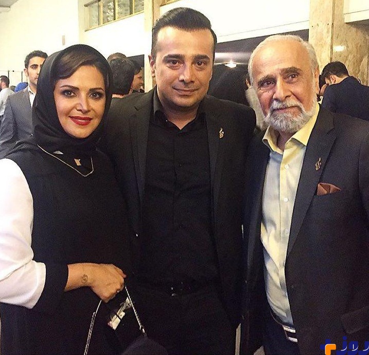 خالکوبی دست خانم بازیگر در جشن حافظ + عکس