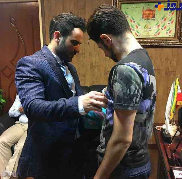 آغاز اندازه‌گیری برای دوخت طرح جدید لباس کاروان ایران در المپیک+عکس