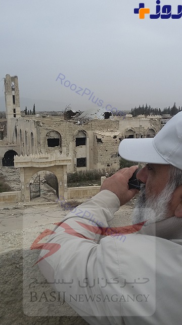 سردار نقدی به سوریه رفت +عکس