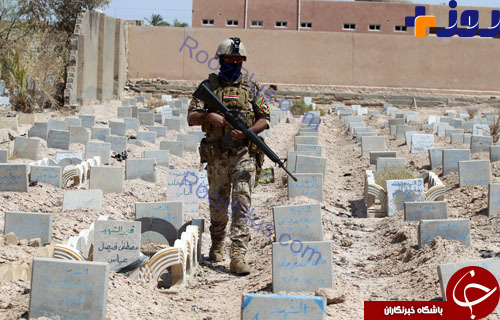 کشف گورستان داعشی‌ها در فلوجه عراق +تصاویر