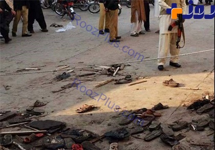 شمار قربانیان حمله انتحاری به نماز جمعه پاکستان افزایش یافت+تصاویر