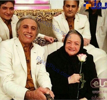 عکس/ عموهای فیتیله ای در کنار بازیگر زن ایرانی