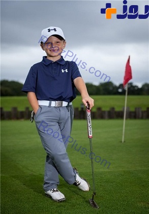 پسر 6 ساله قهرمان گلف جهان شد +عکس