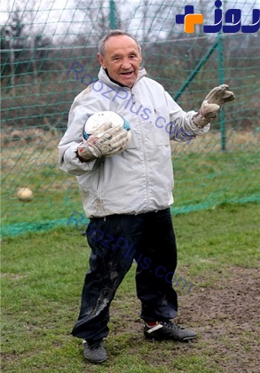 پیرمرد ۸۰ ساله لهستانی، پیرترین فوتبالیست کنونی جهان!+ تصاویر