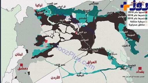 تحلیل داعش + نقشه