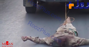 اقدام وحشیانه داعشی‌ها با جنازه یک سرباز +عکس