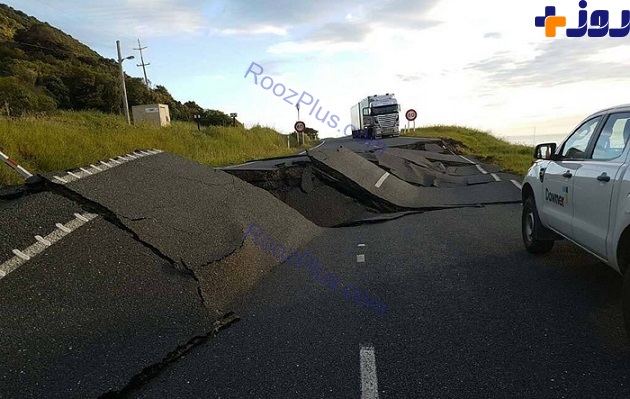تصاویر/ خسارت‌های زلزله مهیب در نیوزلند