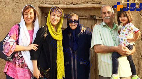 عکس جالب و تاریخی  بازیگر زن ایرانی و خانواده اش