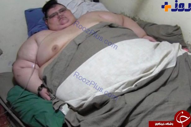 چاق ترین مرد جهان + تصاویر