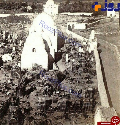 تصویر دیده نشده از قبرستان بقیع قبل از تخریب