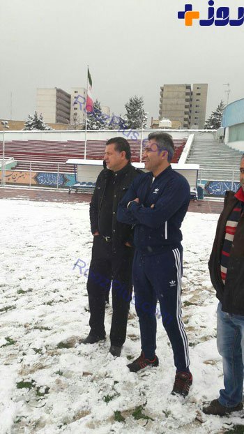 دو ستاره فوتبال ایران در برف + عکس