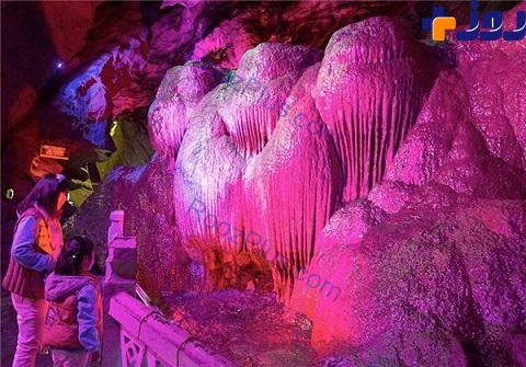 تصاویری متفاوت از یک غار رنگی
