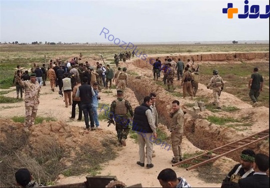 افشای یک گوردسته جمعی توسط یک عضو بازداشت شده داعش +تصاویر