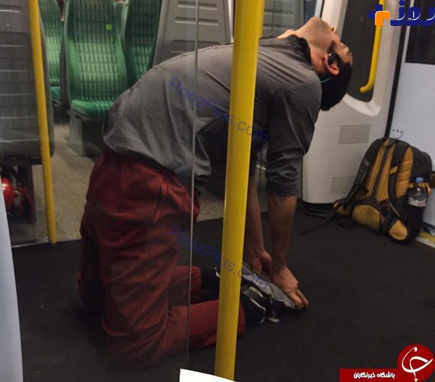حرکات عجیب این مرد در مترو مسافران را حیرت زده کرد+تصاویر