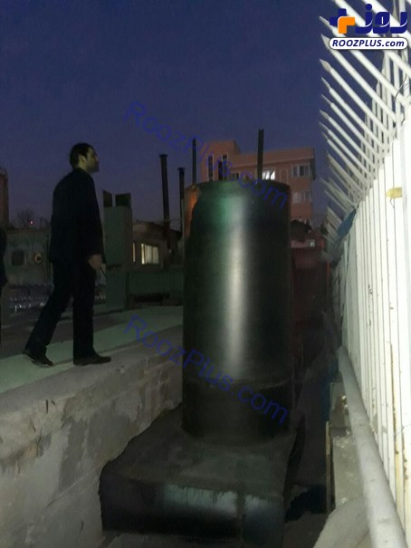 تصویری از عامل صدای انفجار در بیمارستان فیروزگر تهران