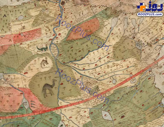 ترمیم بزرگترین نقشه قدیمی جهان +تصاویر