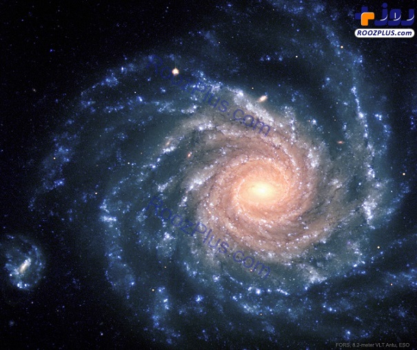 عکس بی نظیر ناسا از شکوه یک کهکشان مارپیچی