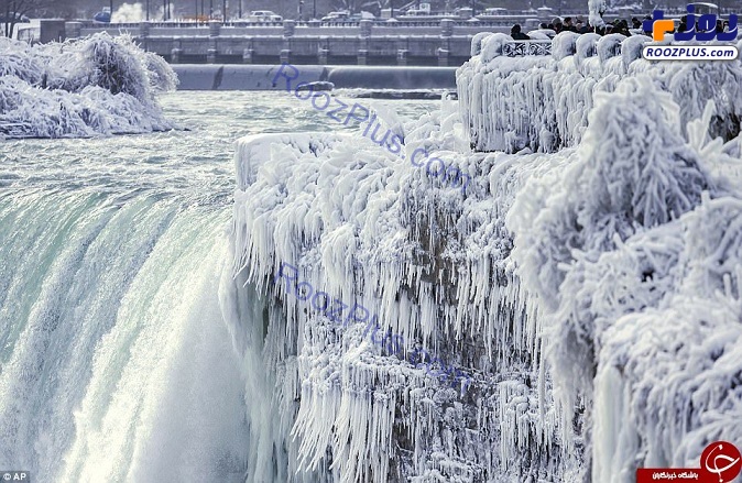 آبشار نیاگارا یخ زد! +تصاویر