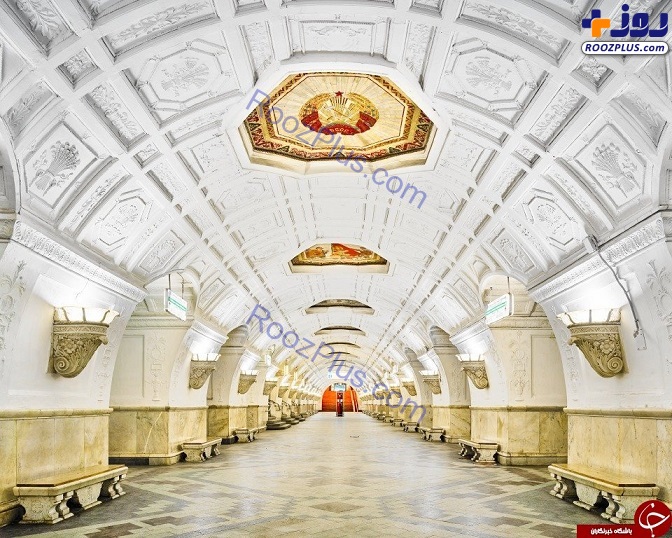 ایستگاه مترویی که با کاخ سلطنتی اشتباه می‌گیرید! +تصاویر