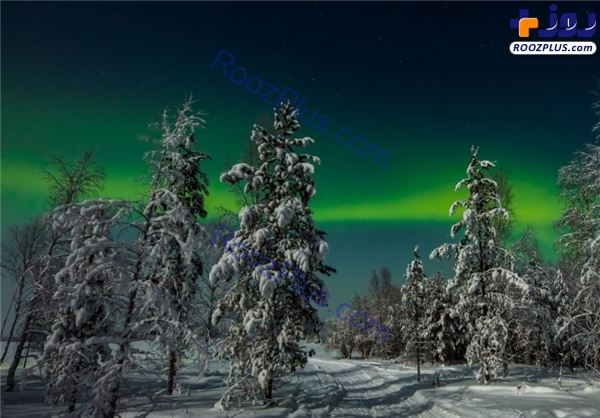 تصاویر خیره‌کننده شفق قطبی در فنلاند