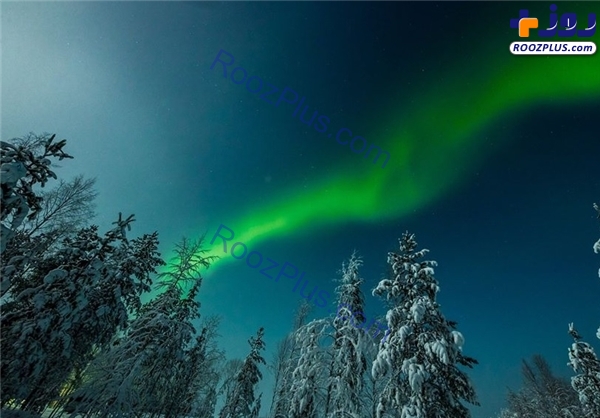 تصاویر خیره‌کننده شفق قطبی در فنلاند